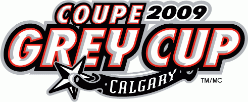 Grey Cup 2009 Wordmark Logo vinyl decal